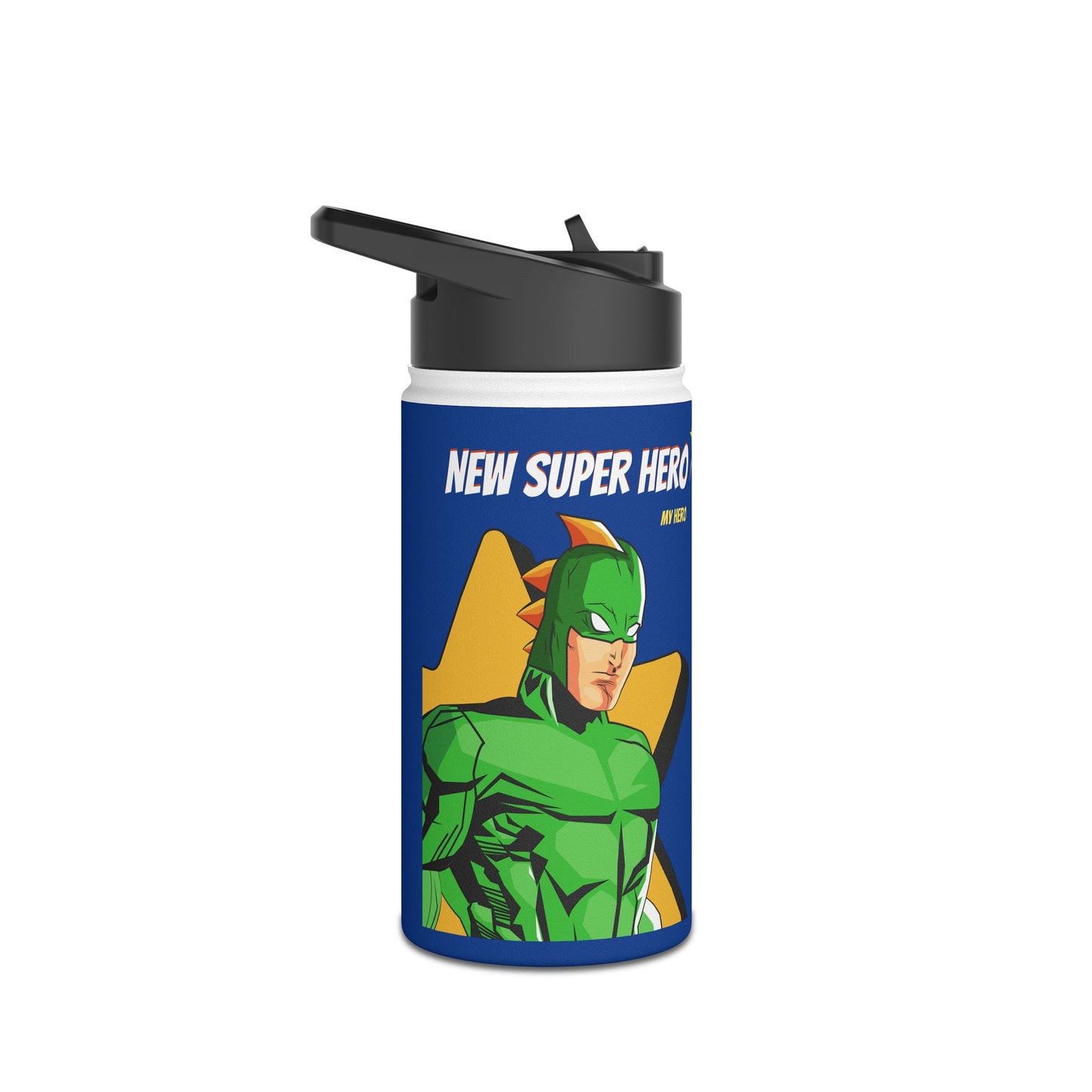 Graphic Designed Kids Stainless Steel Water Bottle, Standard Lid