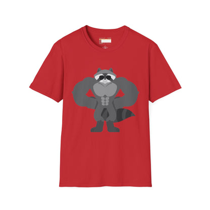 Graphic Designed Minimalist Racoon Unisex Comfort Styled T-shirts