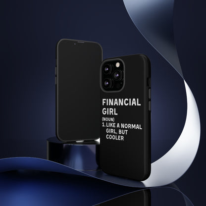 Financial Girl (Like Normal Girl, but cooler) iPhone Case