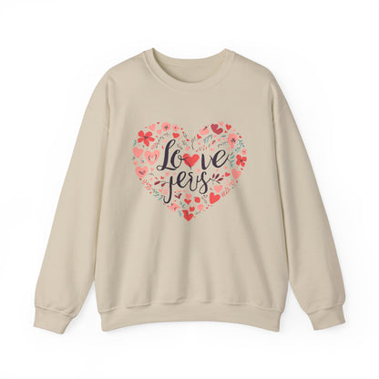 Graphic Designed Unisex Love Jesus Gospel Sweatshirt