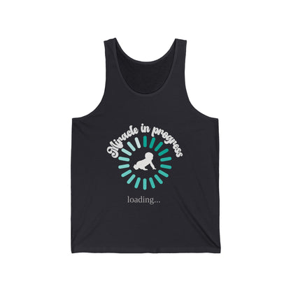 Pregnancy Mom Miracle Baby Loading Ultimate Comfort Tank Top