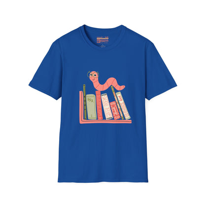 Graphic Designed Book Worm Book Lover Ultimate Comfort Unisex T-shirt