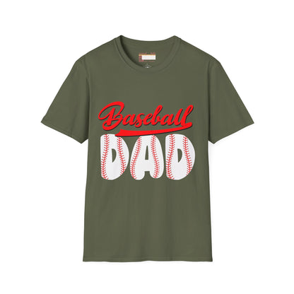 Graphic Base Ball Dad Comfort Styled T-shirts