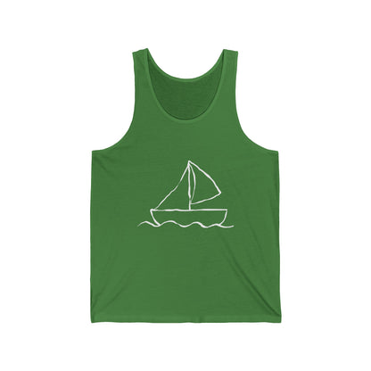 Boat Beach Lovers Ultimate Comfort Styled Unisex Summer Tank Top