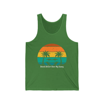 Beach Lovers Ultimate Comfort Styled Funny Unisex Summer Tank Top