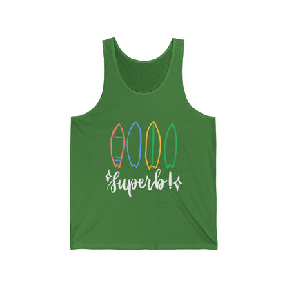 Beach Lovers Ultimate Comfort Styled Funny Unisex Summer Tank Top