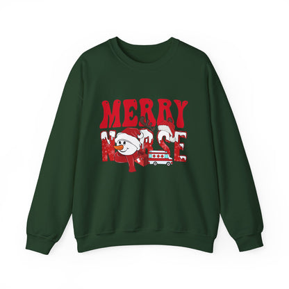 Graphic Designed Holiday Christmas Nurse Unisex Crewneck Sweatshirt
