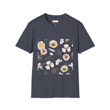 Graphic Wild Flower, Flower Lover Unisex Minimalist Comfort T-shirt
