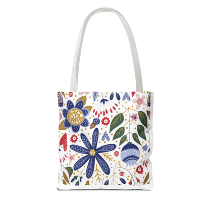 Summer Graphic Wild Flower Tote Bag