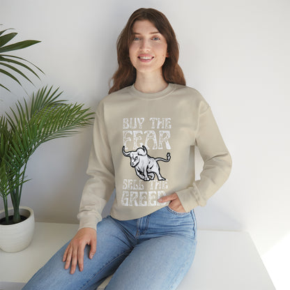 Buy The Fear Sell The Greed (Stock Market) Unisex Sweatshirt