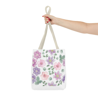 Summer Graphic Wild Flower Tote Bag