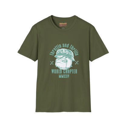 Throttle and Thrills Rider Ultimate Unisex Comfort Styled T-shirt