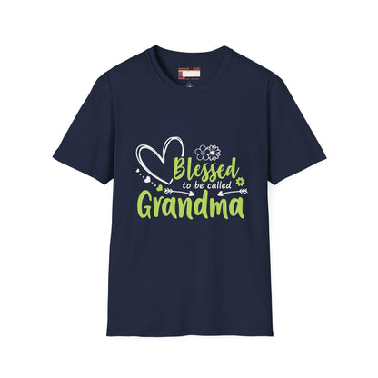 Graphic Designed Blessed Grand ma Minimalist Comfort T-shirt