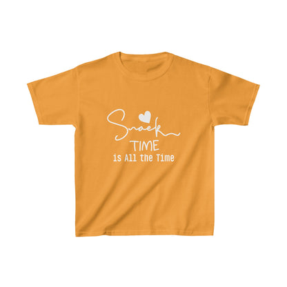 Graphic Kids Snack Time Designed Print T-shirts