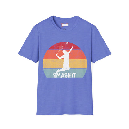 Badminton Game Day Graphic Comfort Unisex T-shirt