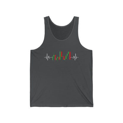 Bearish And Bullish Chart Stock Market Ultimate Comfort Unisex Tank Top