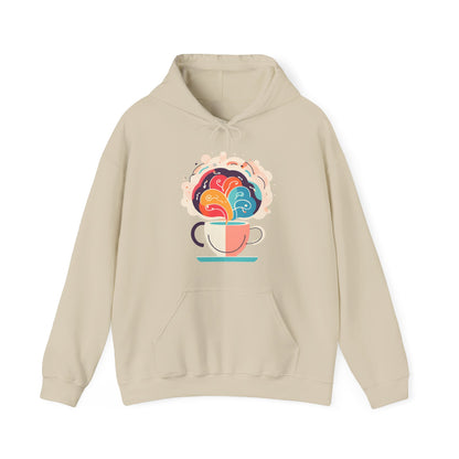 Unisex Heavy Blend Hooded Coffee Genuis Hoodie