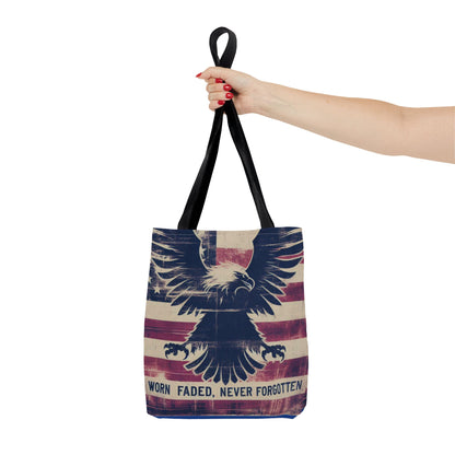 Patriotic American Flag Style Tote Bag