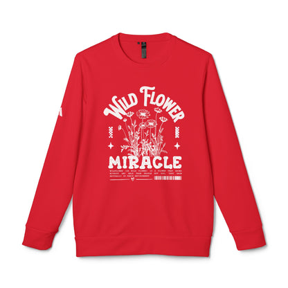 DTG adidas® Unisex Fleece Crewneck Wild Flower Sweatshirt