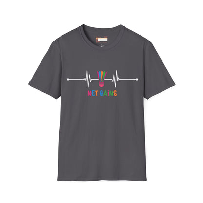 Badminton Game Day Graphic Comfort Unisex T-shirt