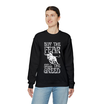 Buy The Fear Sell The Greed (Stock Market) Unisex Sweatshirt