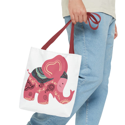 Summer Graphic Elephant Tote Bag