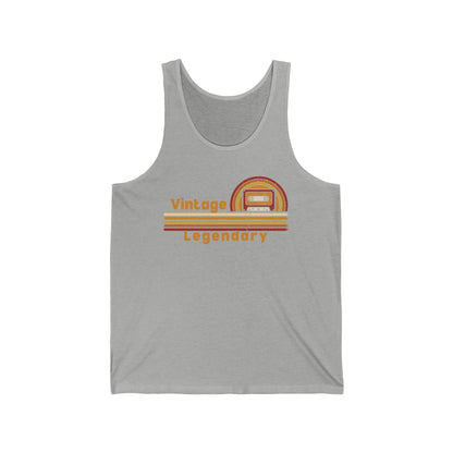 Vintage Legendary Graphic Ultimate Comfort Styled Unisex Tank Top