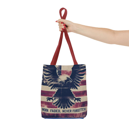 Patriotic American Flag Style Tote Bag