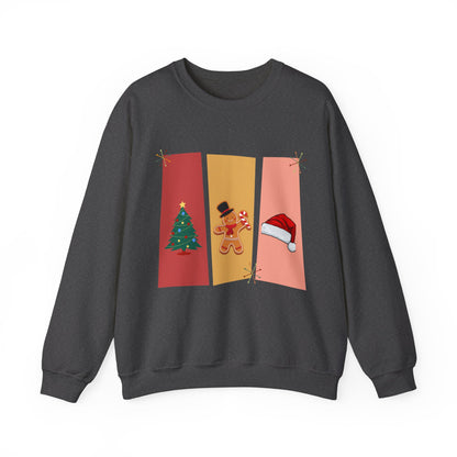 Graphic Designed Holiday Christmas Unisex Crewneck Sweatshirt