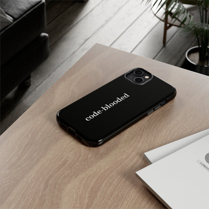Code Blooded (Technology Programmers) iPhone Case