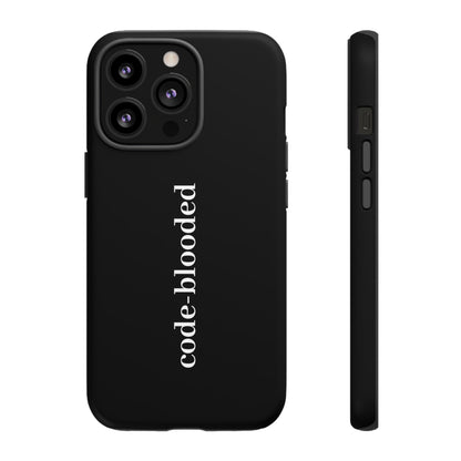 Code Blooded (Technology Programmers) iPhone Case