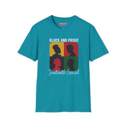 Celebrating Juneteenth With Pride Black and Proud Ultimate Comfort Unisex T-shirt