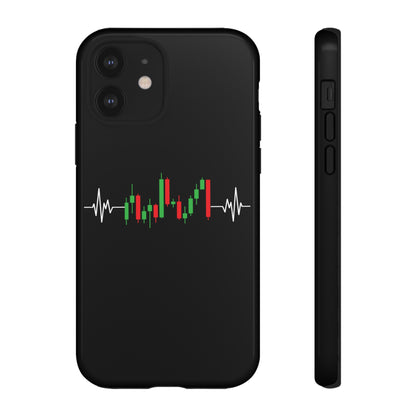 Bearish And Bullish Chart Candles (Stock Market) iPhone Case