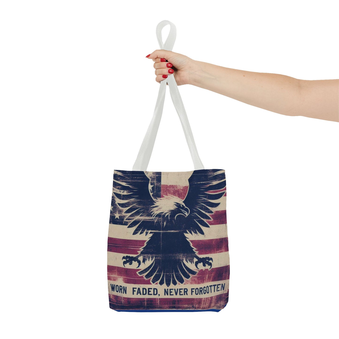 Patriotic American Flag Style Tote Bag