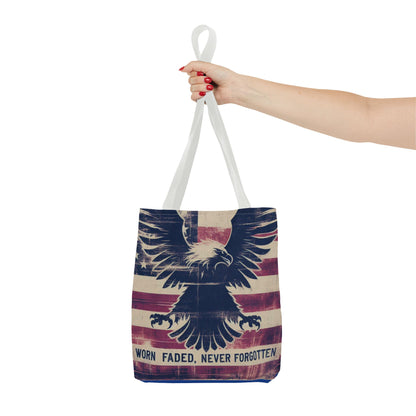 Patriotic American Flag Style Tote Bag