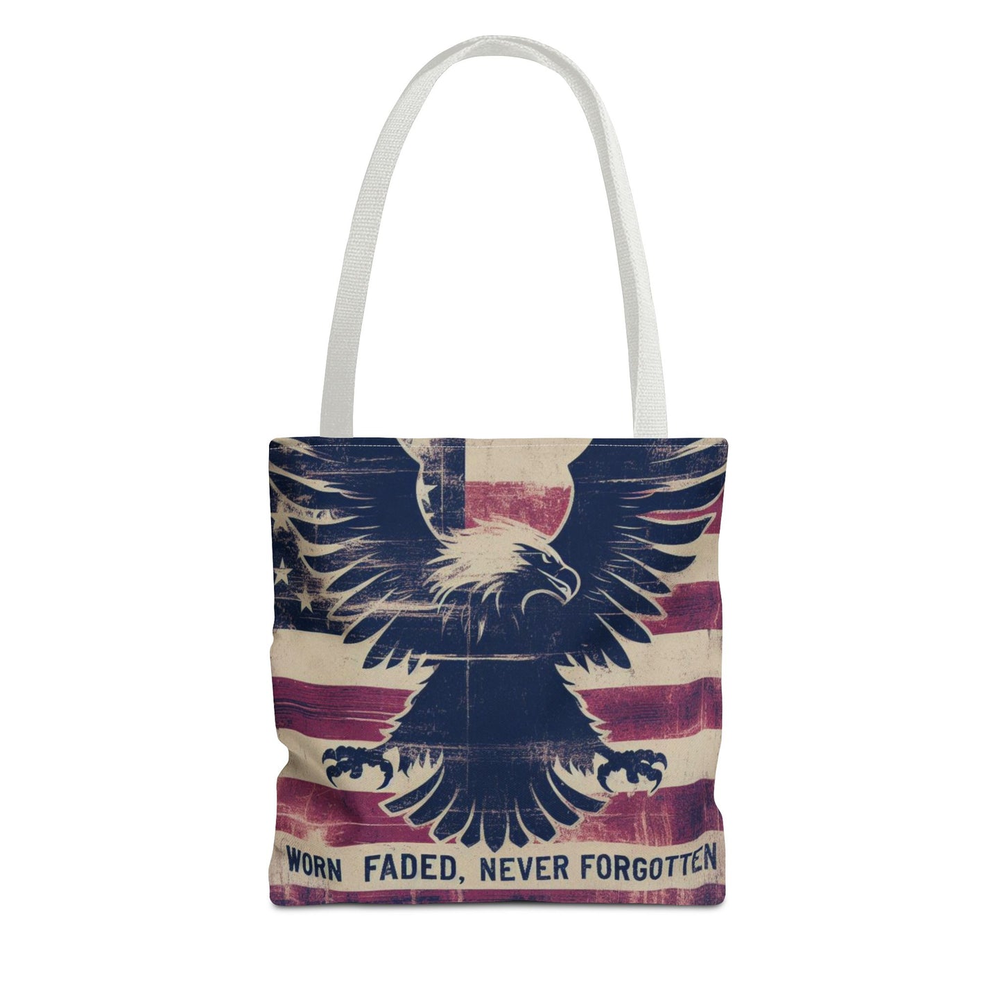 Patriotic American Flag Style Tote Bag