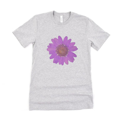 Purple Cherry Bloom Floral  Ultimate Comfort Styled T-shirt