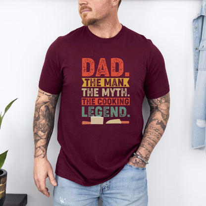 Dad The Man The Myth The Legend Ultimate Comfort Unisex Fathers Day T-shirt