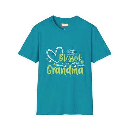 Graphic Designed Blessed Grand ma Minimalist Comfort T-shirt
