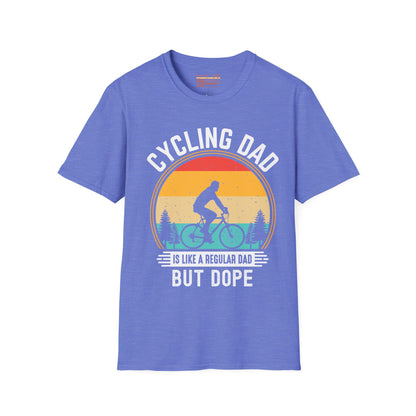 Cycling Dad Like A Regular Dad Ultimate Comfort Unisex Fathers Day T-shirt