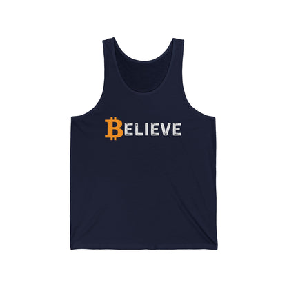 Believe (Bitcoin, Crypto) Unisex Tank Top