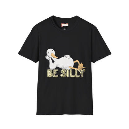 Graphic Designed Minimalist Silly Goose Comfort Styled T-shirts