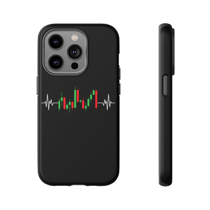 Bearish And Bullish Chart Candles (Stock Market) iPhone Case