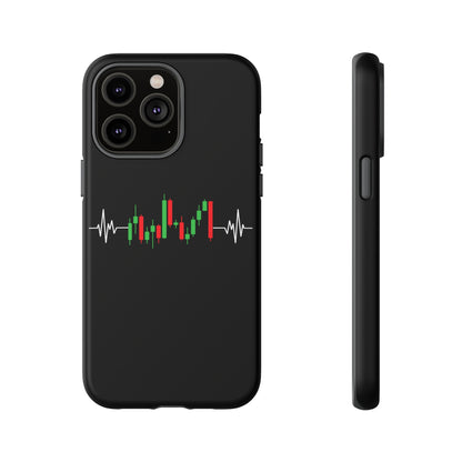 Bearish And Bullish Chart Candles (Stock Market) iPhone Case