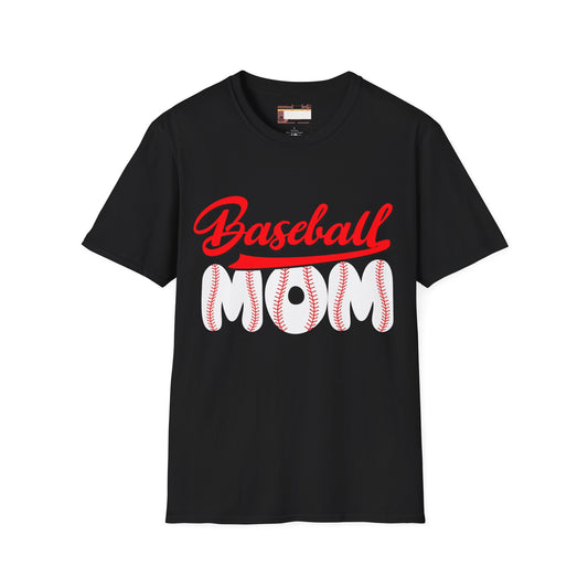 Graphic Base Ball Mom Comfort Styled T-shirts