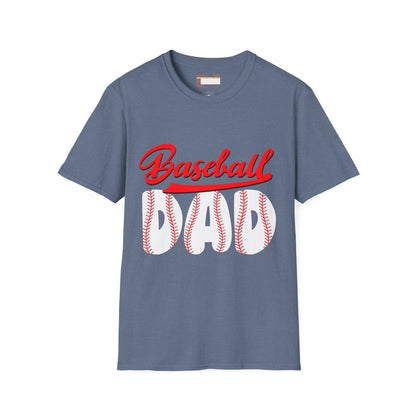Graphic Base Ball Dad Comfort Styled T-shirts