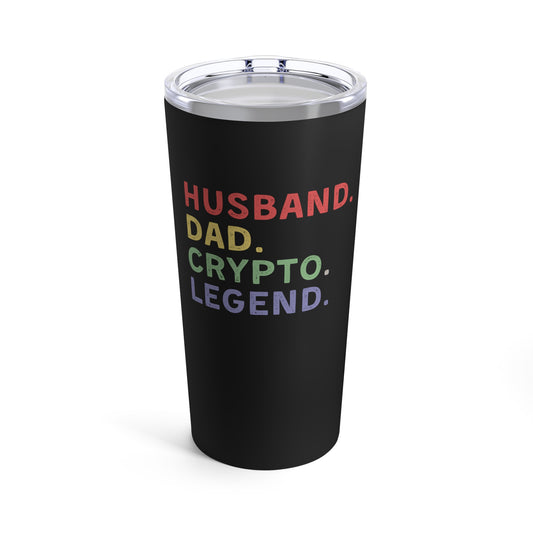 Husband Dad Crypto legend Tumbler