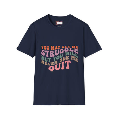 Graphic Quotes Designed Comfort Unisex T-shirt