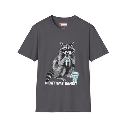 Graphic Designed Minimalist Racoon the Bandit Unisex Comfort Styled T-shirts