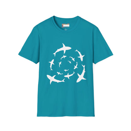 Graphic Designed Shark Attack Unisex Comfort Styled T-shirts